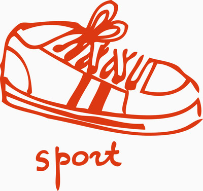 運動鞋矢量卡通手繪 當設計遇上童趣與活力